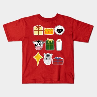 Christmas nativity icons Kids T-Shirt